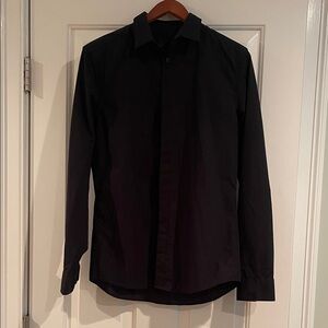 Men’s H&M Elegant Black Dress Shirt